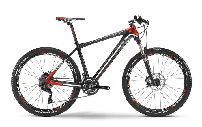Велосипед Haibike Light SL 26", рама 49см, Carbon, чорний-сіро-червоний, 2016