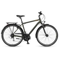 Велосипед Winora Domingo men 28 " 24-G Acera, рама 48 см, оливково-чорний матовий, 2021