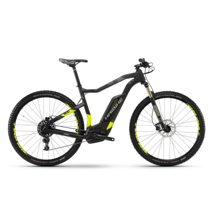 Електровелосипед Haibike SDURO HardNine Carbon 8.0 500Wh 29", рама L, біло-чорно-жовтий. 2018