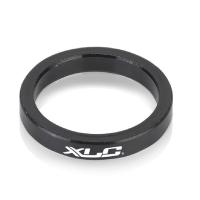 Проставочное кольцо XLC черное, 5 мм, 1 1/8" || Проставочне кільце XLC чорне, 5 мм, 1 1/8"