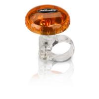 Звонок велосипедный XLC DD-M012, прозрачно-оранжевый, Ø36мм || Дзвінок велосипедний XLC DD-M012, прозоро-Помаранчевий, Ø36мм