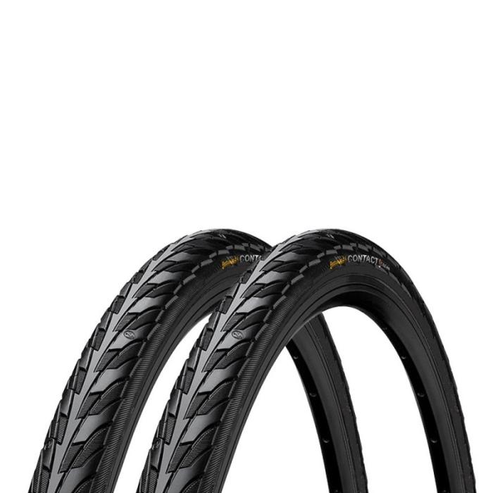 Покрышка Continental Contact, 28" | 700 X 28C | 28 X 1 5/8 X 1 1/8, черная, не складная, светоотражающая
