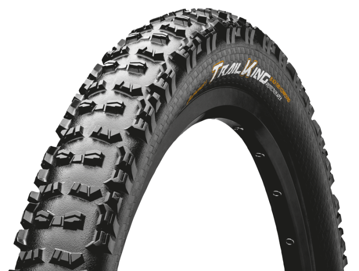Покрышка бескамерная Continental Trail King ShieldWall, 26 x 2.20, черная, складная