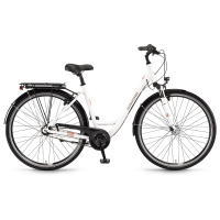 Велосипед Winora Hollywood N7 monotube 28" 7-G Nexus, рама 45 см, белый, 2021