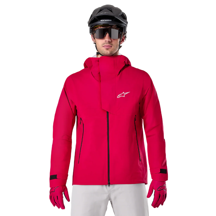 Куртка дождевик Alpinestars A-DURA ELITE RAIN JACKET RED FLUO, M
