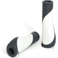 Грипсы XLC GR-S17 'Comfort bo', бело-серые, 135мм || Гріпси XLC GR-S17 'Comfort bo', біло-сірі, 135мм