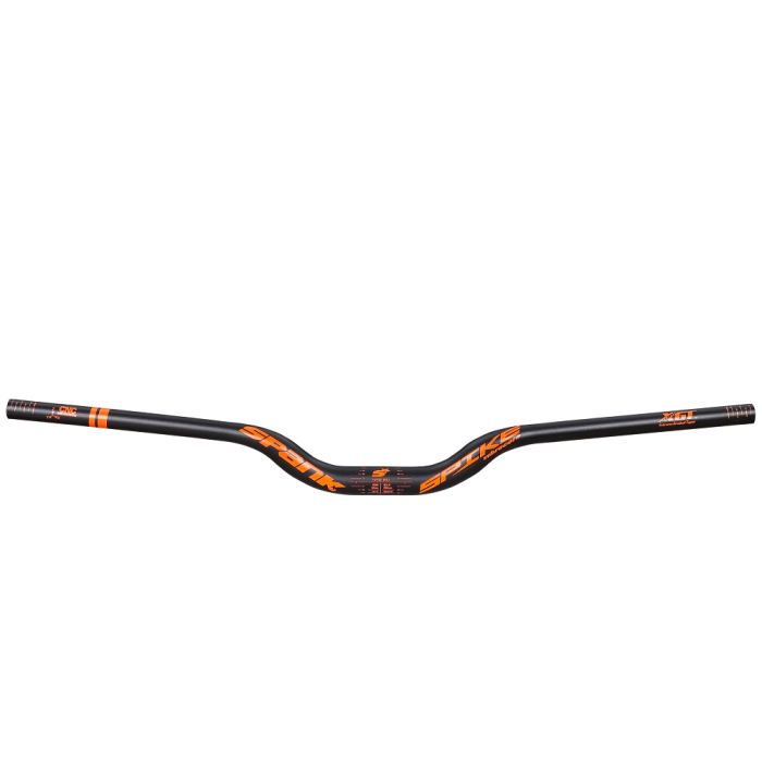 Руль SPANK SPIKE 800 Vibrocore™, 50R Black Orange