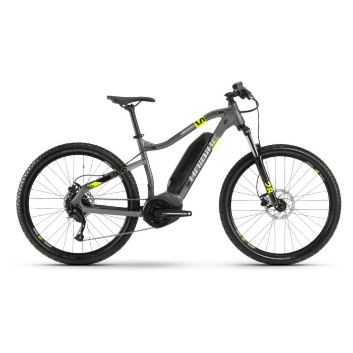 Електровелосипед Haibike SDURO HardSeven 1.0 400Wh 9 s. Altus 27,5", рама L, титан-лайм-чорний, 2020