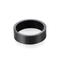 Проставочное кольцо XLC черное, 10 мм, 1 1/8" карбон || Проставочне кільце XLC чорне, 10 мм, 1 1/8 " карбон