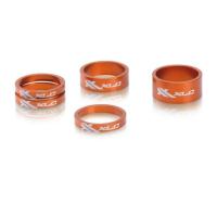 Проставочные кольца, XLC AS-A02, 1 1/8", оранжевые || Проставочні кільця, XLC AS-A02, 1 1/8", помаранчеві
