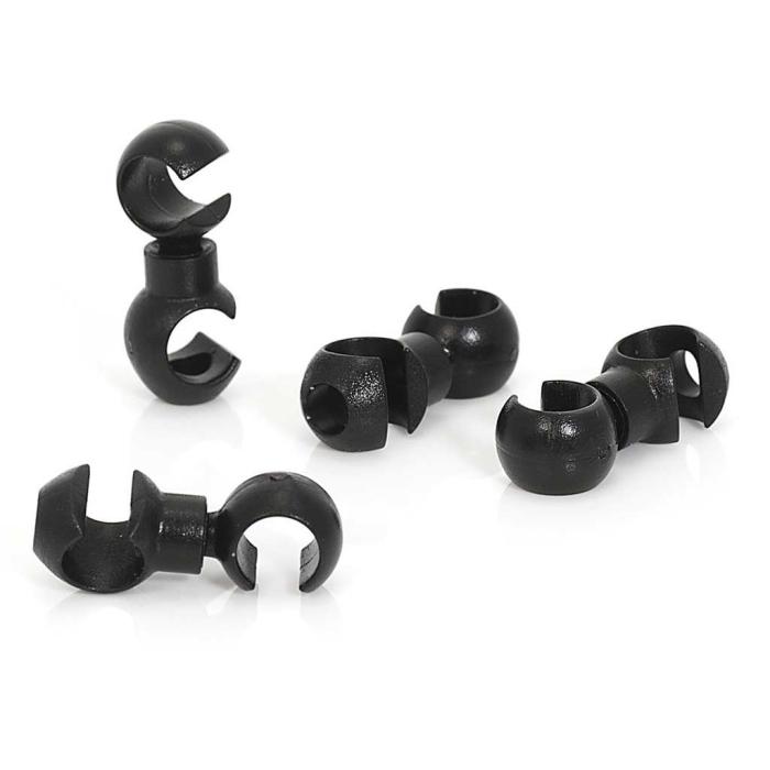 Кріплення гідролінії XLC BR-X13 S-Hook, 4шт, чорні