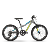 Велосипед Haibike SEET Greedy 20", рама 26 см, сіро-салатово-блакитний, 2020