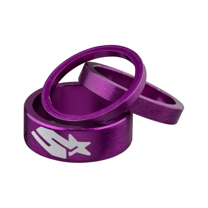 Набір спейсерів SPANK 3/6/12mm, Purple