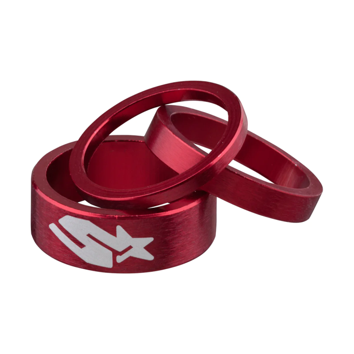 Набір спейсерів SPANK 3/6/12mm, Red