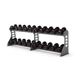 Стойка для гантелей, ложе - резина Gym80 Basic Dumbbell Rack with rubber Holders
