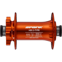 Втулка передня SPANK HEX J-TYPE Boost F15/20, Orange