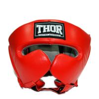 Шлем для бокса THOR 716 M /PU / красный