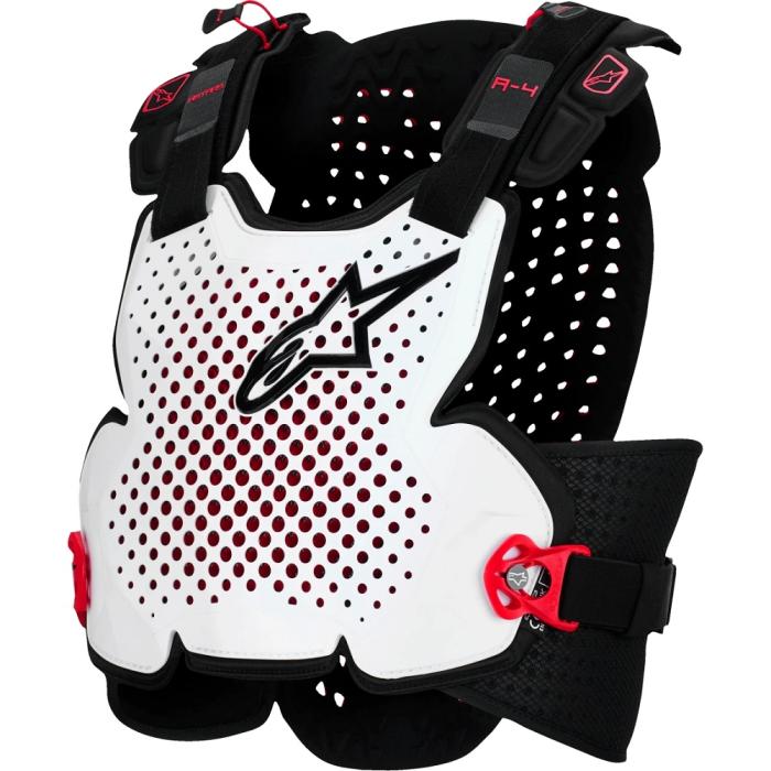 Захист тіла Alpinestars A-4 PLASMA CHEST PROTECTOR BLACK RED WHITE, M/L