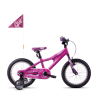 Велосипед Ghost POWERKID 16" , розово-фиолетово-белый, 20121