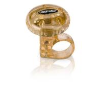 Звонок велосипедный XLC DD-M012, прозрачно-золотой, Ø36мм || Дзвінок велосипедний XLC DD-M012, прозоро-Золотий, Ø36мм