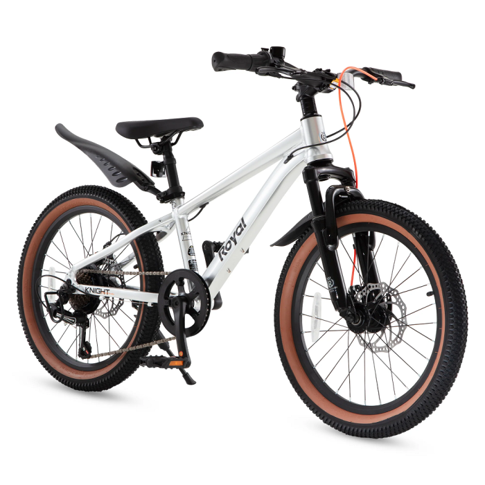 Велосипед дитячий RoyalBaby 24" KING-PLUS 21 SPEED, OFFICIAL UA, Silver