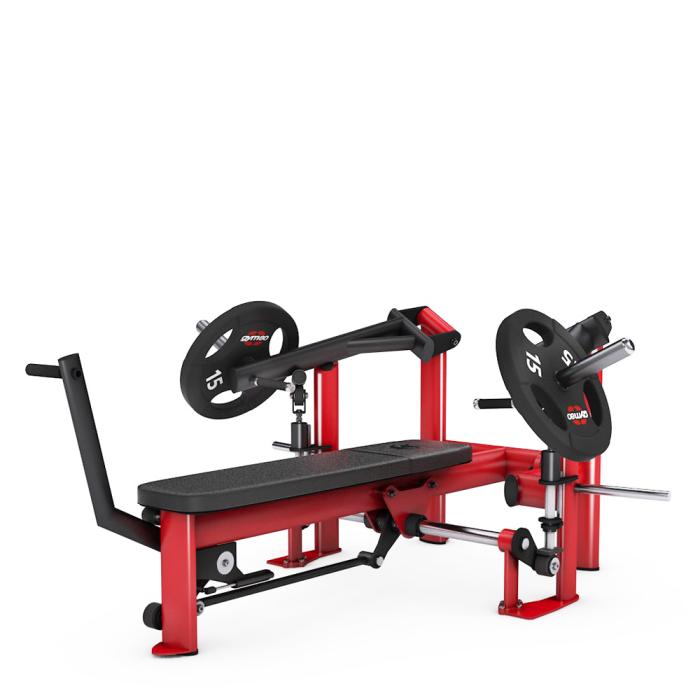 Профессиональная скамья со стойками для жима горизонтальная GYM80 Pure Kraft Press Bench Dual