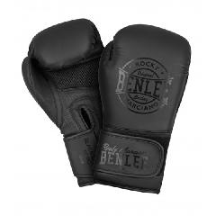 Перчатки боксерские Benlee BLACK LABEL NERO 16oz /PU/черные || Рукавички боксерські Benlee BLACK LABEL NERO 16oz / PU / чорні