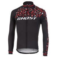 Джерси Ghost Factory Racing, Long, XL, черно-красно-белое || Джерсі Ghost Factory Racing, Long, XL, чорно-червоно-біле