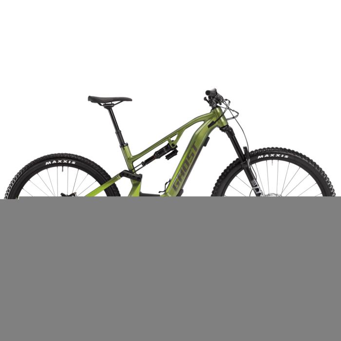 Електровелосипед Ghost HYB ASX Universal 160 29 "/ 27.5+ " рама S, зелено-сірий, 2021