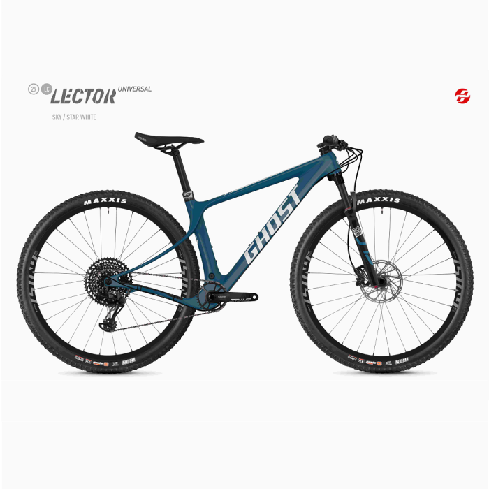 Велосипед Ghost Lector SF LC Universal 29", рама M, синьо-білий, 2020