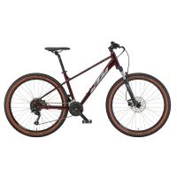 Велосипед KTM PENNY LANE 271 27.5" рама M/42, темно-червоний (сірий), 2022 ||  Велосипед KTM PENNY LANE 271 27.5" рама M/42 темно-червоний 2022/2023