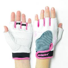 Перчатки Stein Cory (S) - бело-розовые