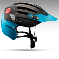 Шлем Urge Endur-O-Matic 2 чёрно-голубой S/M, 54-57 см || Шолом Urge Endur-O-Matic 2 чорно-блакитний S / M, 54-57 см