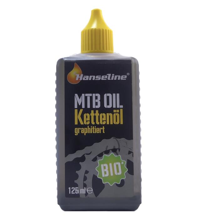 Смазка для цепи Hanseline BIO-MTB-Oil, 125мл (графитная)