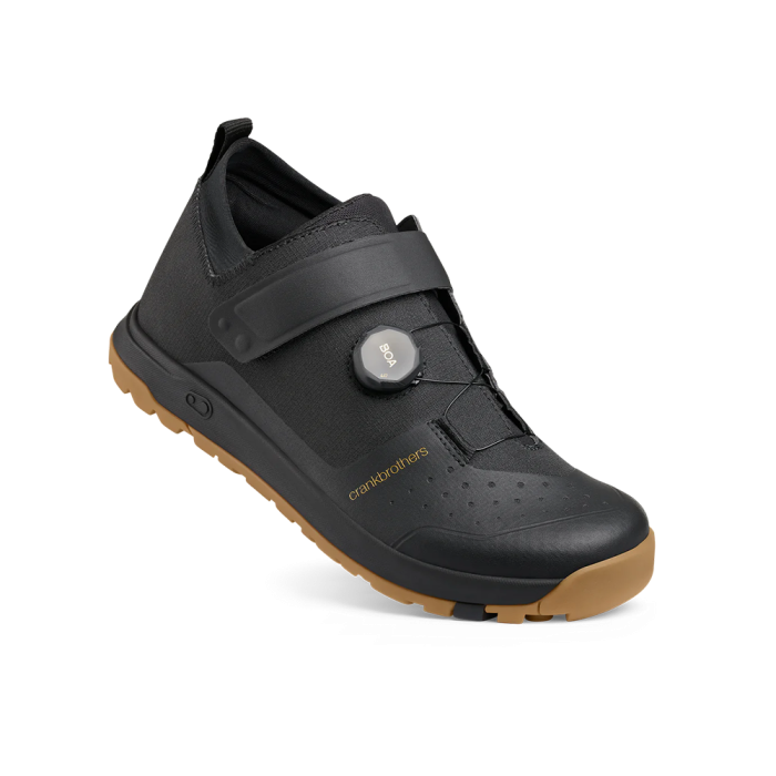 Веловзуття CrankBrothers SHOES STAMP TRAIL BOA BLACK / GOLD - GUM OUTSOLE 10.0