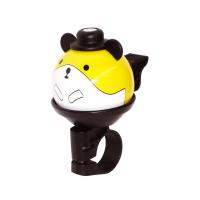 Звонок велосипедный XLC DD-M25, мышка, желтый || Дзвінок велосипедний XLC DD-M25, мишка, жовтий