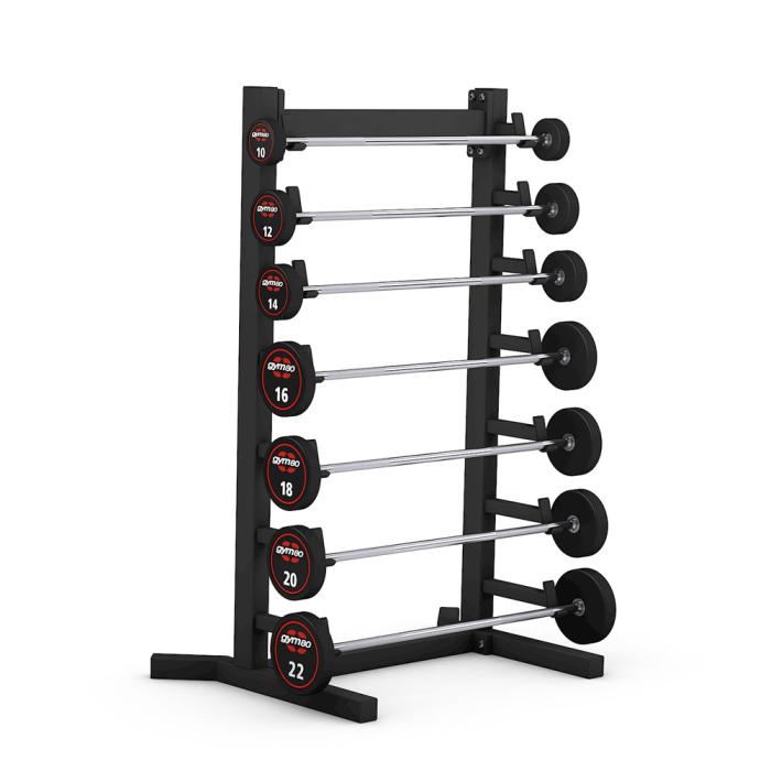Стойка с 7-ю штангами Gym80 Basic Power Curl Barbell Rack