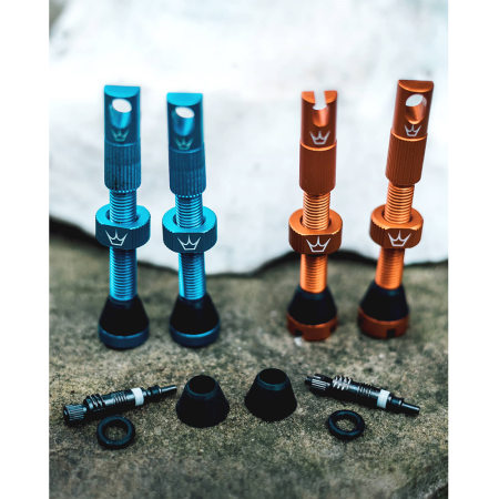 Ніпелі Peaty's x Chris King Tubeless Valves, 42mm, Red