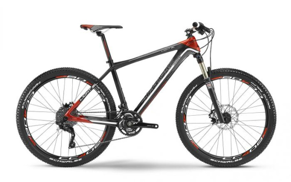 Велосипед Haibike Light SL 26", рама 49см, Carbon, чорний-сіро-червоний, 2016