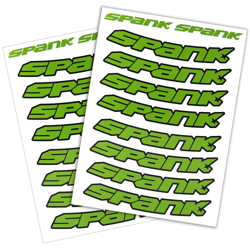 Набор наклеек на обода SPANK Decal kit, Green