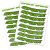 Набор наклеек на обода SPANK Decal kit, Green