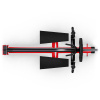 Т-подібна тяга GYM80 Pure Kraft Floor Dumbbell Multi-grip