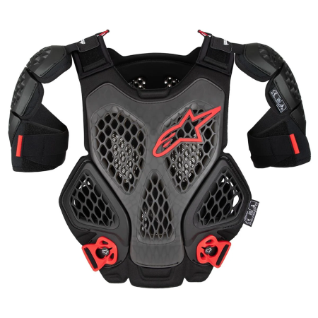 Защита тела Alpinestars A-6 CHEST PROTECTOR BLACK ANTHRACITE RED, XS/S || Захист тіла Alpinestars A-6 CHEST PROTECTOR BLACK ANTHRACITE RED, XS/S