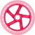 Колесо для самоката Tempish PU 87A 145x30/pink || Колесо для самоката Tempish PU 87A 145X30 / pink