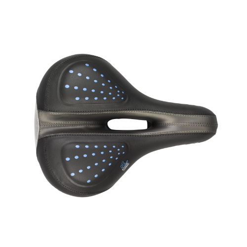 Сідло XLC Trekking-Sattel Globetrotter SA-G02 City, чорне, чоловіче, 275x213mm, 684гр.