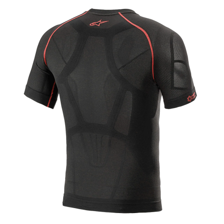 Alpinestars RIDE TECH V2 TOP SHORT SLEEVE SUMMER BLACK RED, M/L || Alpinestars RIDE TECH V2 TOP SHORT SLEEVE SUMMER BLACK RED, M/L