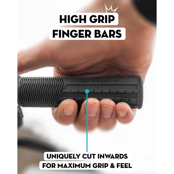 Грипсы Peaty's Monarch Grip, Thin 30>32mm, Mushroom Trail Comfort, Gum