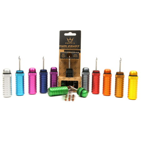 Ремкомплект для бескамерки Peaty's Holeshot Tubeless Puncture Plugger Kit, Black || Ремкомплект для безкамерки Peaty's Holeshot Tubeless Puncture Plugger Kit, Black