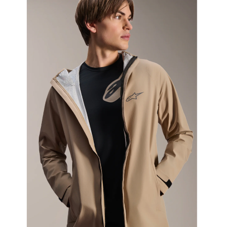 Куртка дощовик Alpinestars A-DURA RAIN JACKET LIGH BROWN, XL