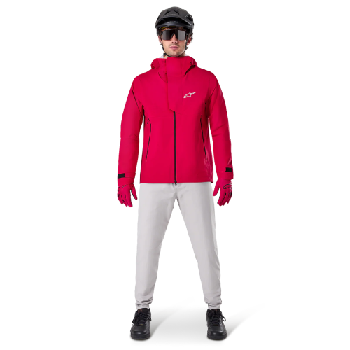 Куртка дощовик Alpinestars A-DURA ELITE RAIN JACKET RED FLUO, M